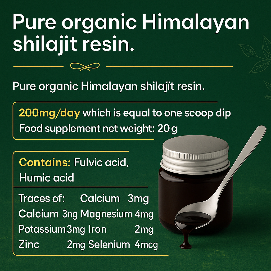 Simple Herbs® Pure Himalayan Shilajit Resin